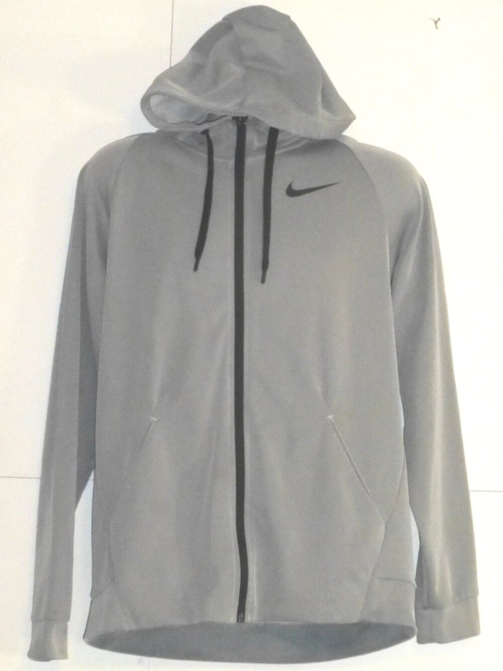 Nike Men's Veneer Therma-Fit Full Zip Training Hoodie Gray Size: S HAS STAINS